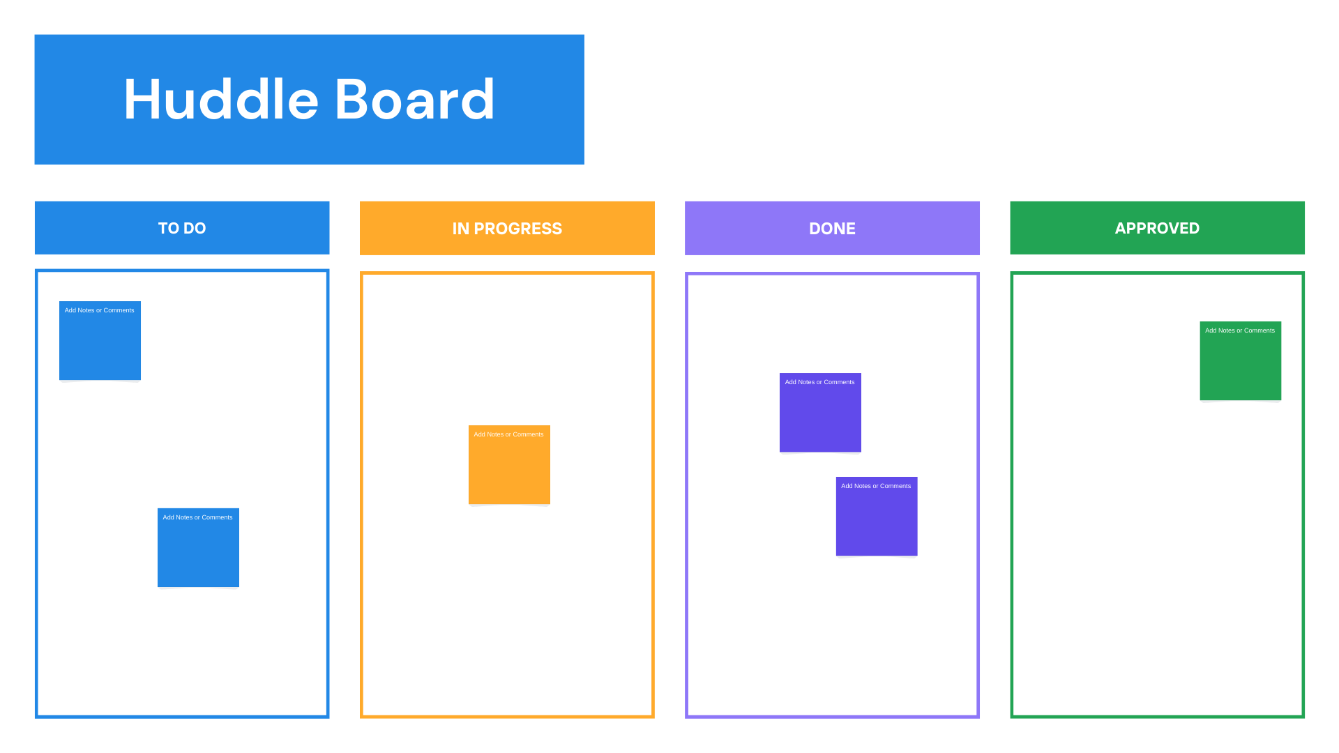 huddle board