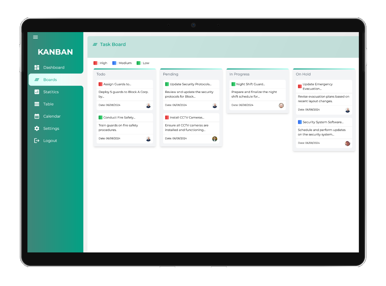 kanban template