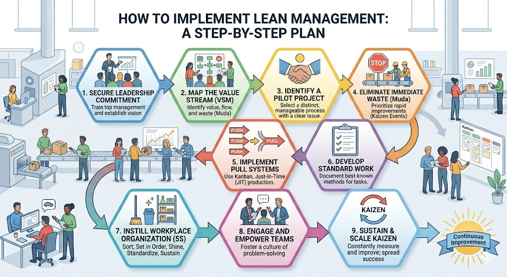 Lean Management Implementation | Process Improvement and Efficiency