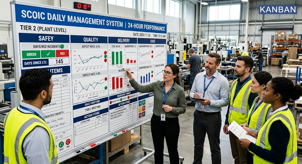 SCOIC Daily Management System | Safety, Cost, Output, Innovation, Customer