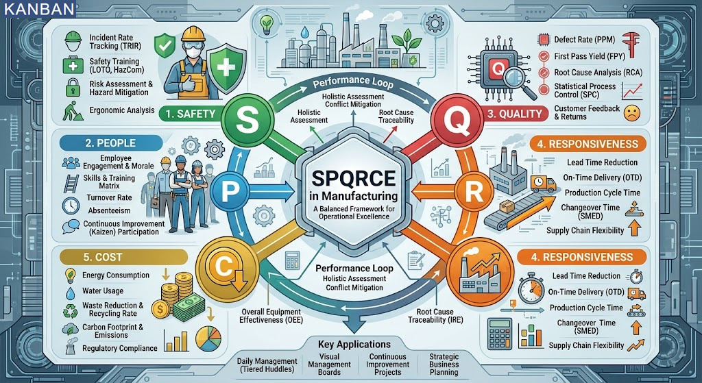 SPQRCE in Manufacturing Visual Board