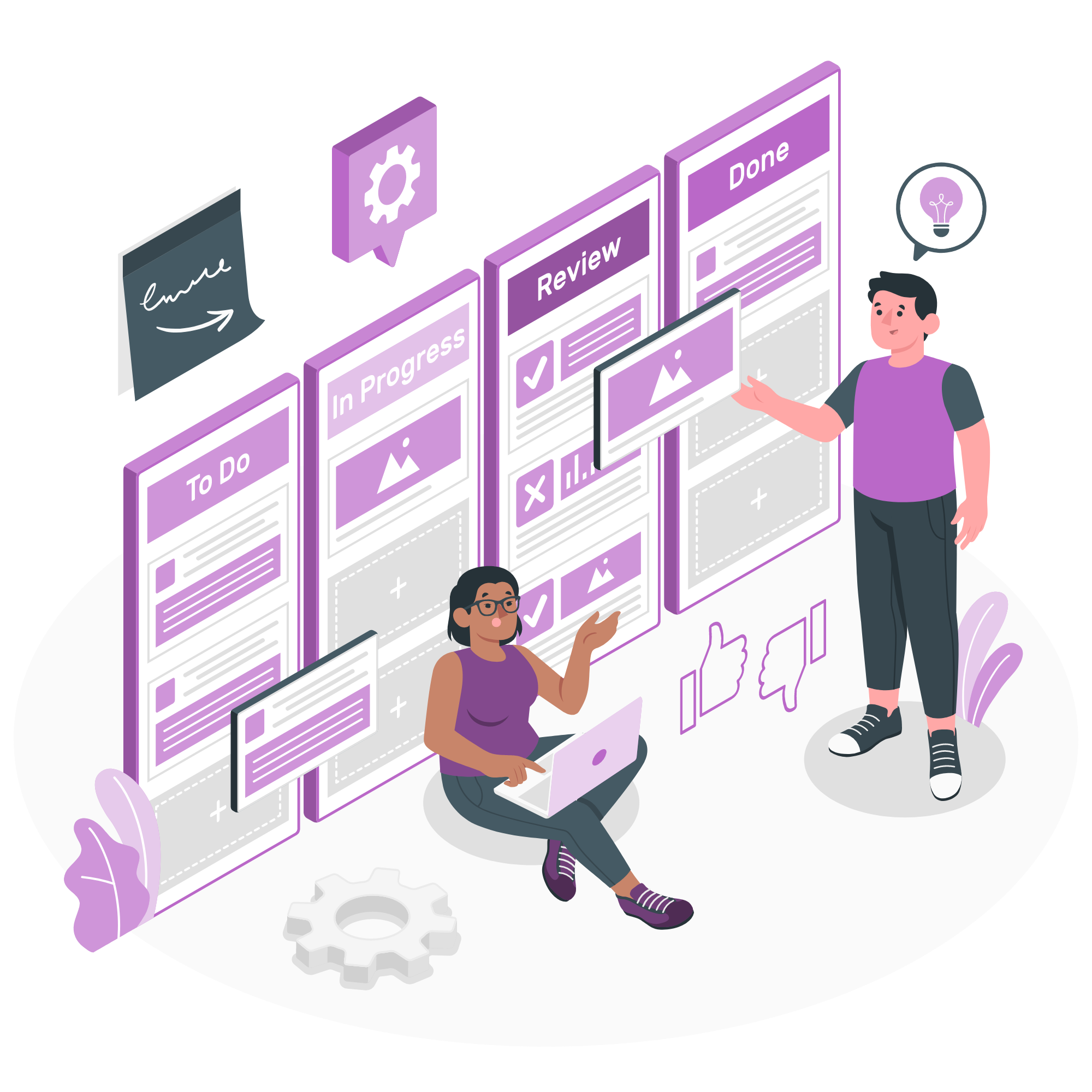 How to create a kanban board